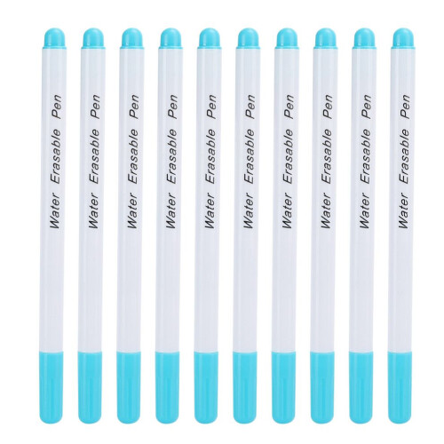 10 stuks DIY wateroplosbare uitwisbare textielmarkers