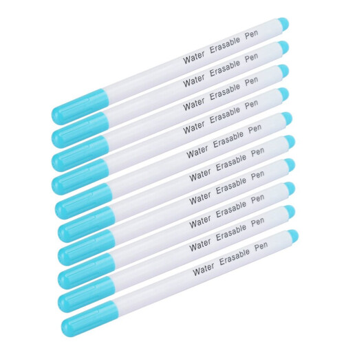 10 stuks DIY wateroplosbare uitwisbare textielmarkers 1