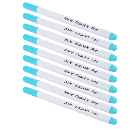 10 stuks DIY wateroplosbare uitwisbare textielmarkers 2
