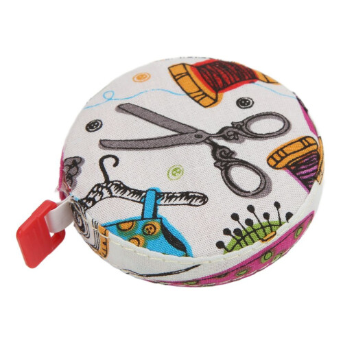 2Pcs Soft Tape Measure Easy Reading Round Button 1