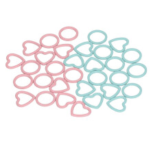 32pcs Knitting Stitch Markers Round Heart Shape