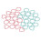 32pcs Knitting Stitch Markers Round Heart Shape 1