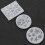3 st silikonformar epoxiharts DIY-form tasskrona 2