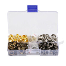 140 Sets/Box 8mm Messing-Ösen-Set Bastelbedarf