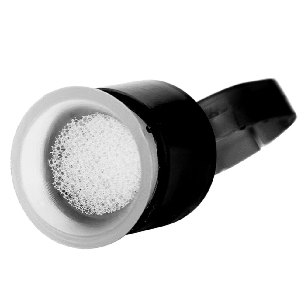 Black/Red Disposable Tattoo Ring Cups With Sponge, 50Pcs, Or