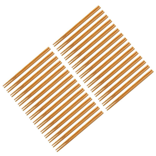 Παραδοσιακά ξύλινα chopsticks μπαμπού κατάλληλα για νουντλς, σούσι, ζεστό ποτ, λείο 2