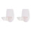 2Pcs Shower Wine Holder Transparent Plastic Simple 1
