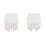 2Pcs Shower Wine Holder Transparent Plastic Simple 4