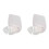 2Pcs Shower Wine Holder Transparent Plastic Simple 2