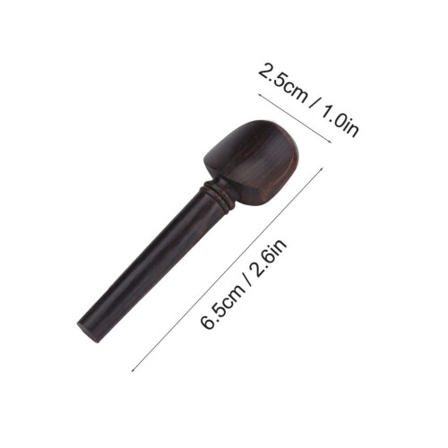 Ebenholz-Wirbel mit Endstift-Set (Ersatz) 2