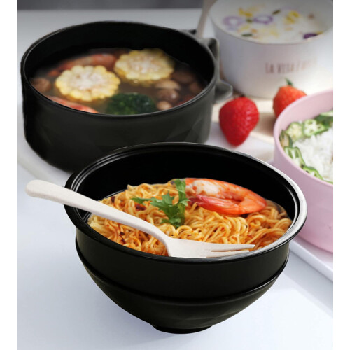 Σετ μπολ Ramen από ίνες μπαμπού, κουζίνα μικροκυμάτων Ramen για φιλικό προς το 1