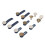 12Pcs Pants Button Extender Detachable Alloy Soft 2