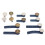 12Pcs Pants Button Extender Detachable Alloy Soft 5