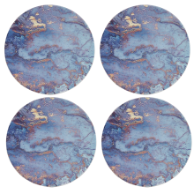 Ceramic Stone Drink Coasters, Protect Your Table With Elegant Design, Easy To Clean For All Your Gatherings, Birthday Or Anniversary Gift (4)