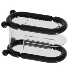 Stylish Makeup Brush Container with Dividers Waterproof-Black