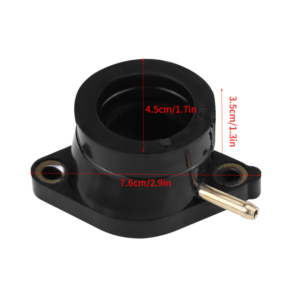 4Pcs Motorcycle Carburetor Intake Manifold Boot For Xj400/Xj550 81-83 In Black 8761362784084