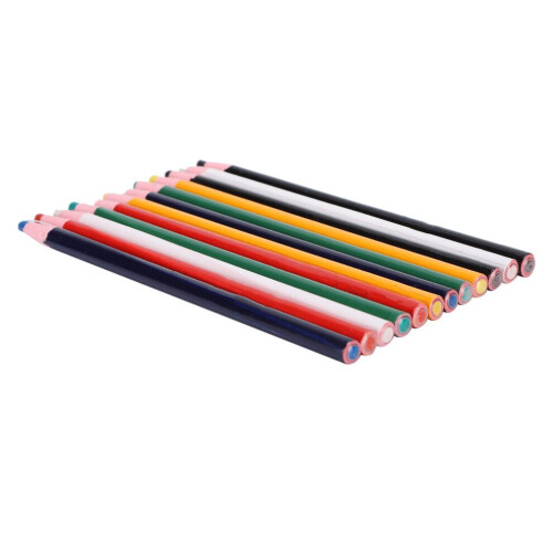 12 crayones de colores despegables para marcar ropa 1