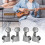 4 st stämskruvar för ukulele, 1:15 stängda 3
