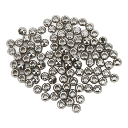 100 st metallpärlor rostfritt stål robusta och hållbara 2