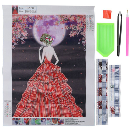 Pintura de diamantes de moda DIY Artes Hogar