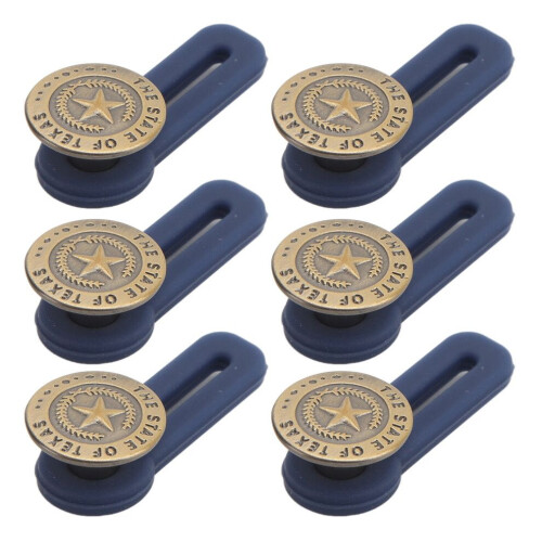 10 stuks bronzen jeansknopen, afneembaar en verstelbaar. 1