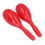 2Pcs Music Maracas Oval Shaped Plastic Hand 4