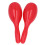 2Pcs Music Maracas Oval Shaped Plastic Hand 5