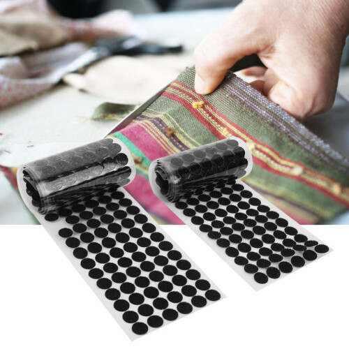 300 Paar Klett-Punktaufkleber, rund 2
