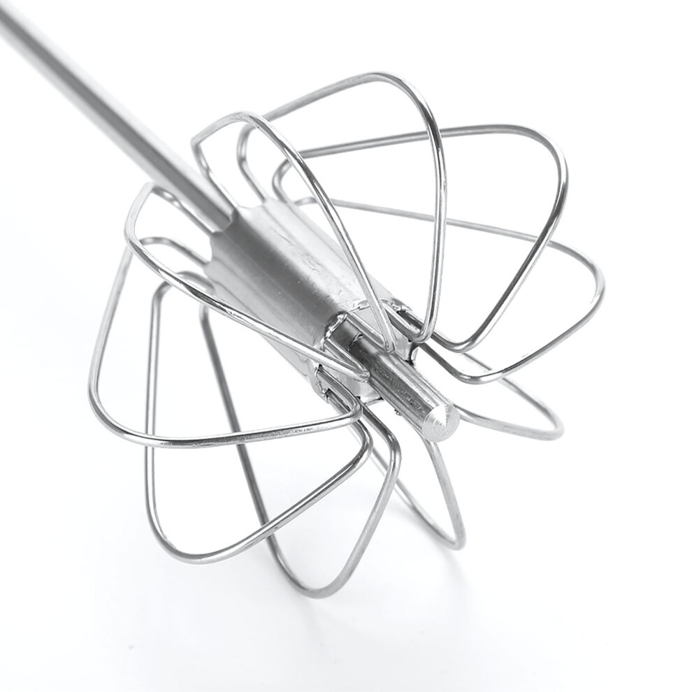 Unisex Cream Multifunctional Hair Mixer And Egg Beater - Stainless Steel, 33.5Cm