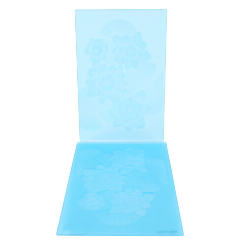 Prägefolder A6 Größe Floral Kunststoff 3D 2