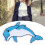 20 Stück handgefertigte Delfin-Stickmuster 3