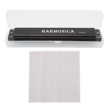 24-gaats mondharmonica voor beginners, plastic mondharmonica