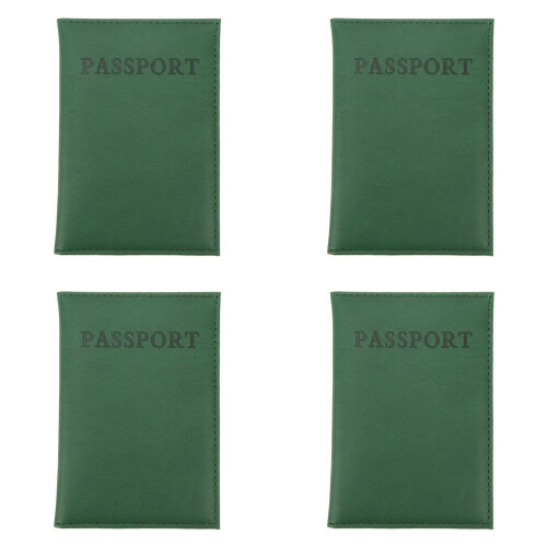4 Pcs Passport Holder Exquisite Soft Waterproof PU