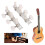 2 st stämskruvar för klassisk gitarr, nycklar, knoppar 5