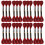 24Pcs CrossStitch Thread Red Embroidery Glossy 1