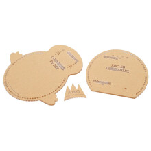 3Pcs Acrylic Template Coin Purse DIY HandMade