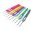 10Pcs Crochet Set Plastic Non Slip Color Handle 5