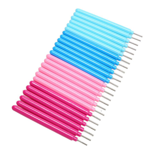 24 herramientas de quilling de papel, 4 colores, cómodas 2