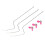 3 Pcs Beading Needle 1.2mm Large Eye Stainless 2