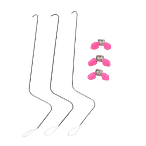 3 Pcs Beading Needle 1.2mm Large Eye Stainless 2