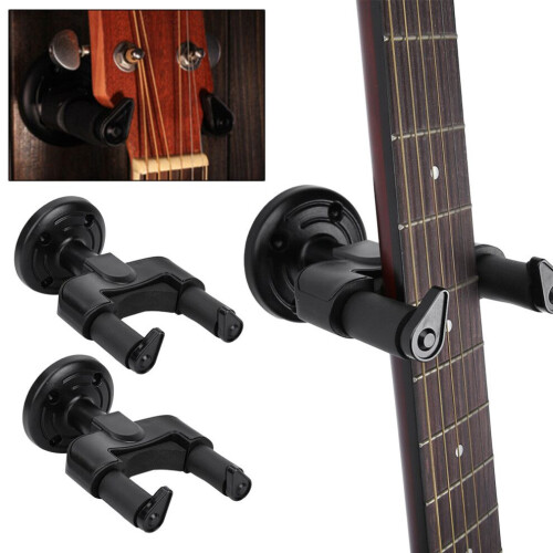2 st högkvalitativa ABS-gitarrhängare för väggmontering 2