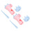 2Pcs Knit Spool Loom Set Double Head Easy to Use 5
