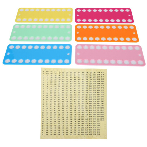 12Pcs Cross Stitch Threads Organizer Color Plastic 1
