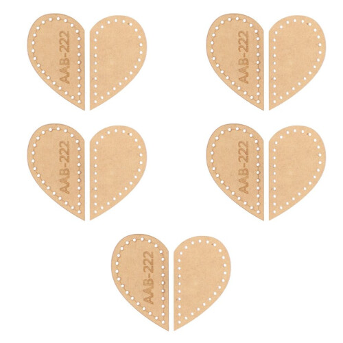 10 plantillas de acolchado DIY con forma de corazón