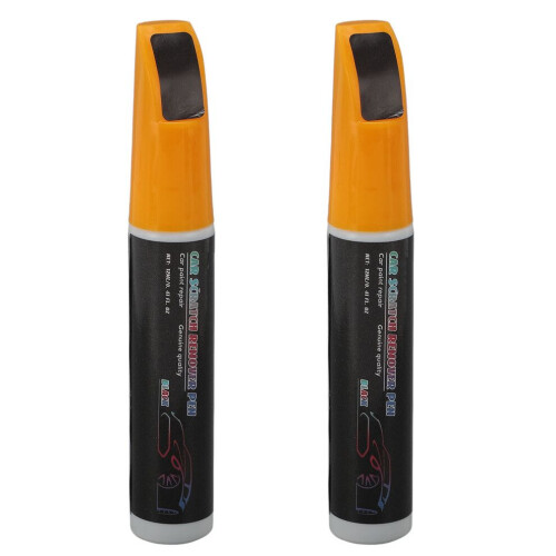 2 Stück 12 ml Autolack-Ausbesserungsstift Schwarz 1