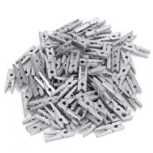 300pcs Mini Wooden Decoration Clips Pegs