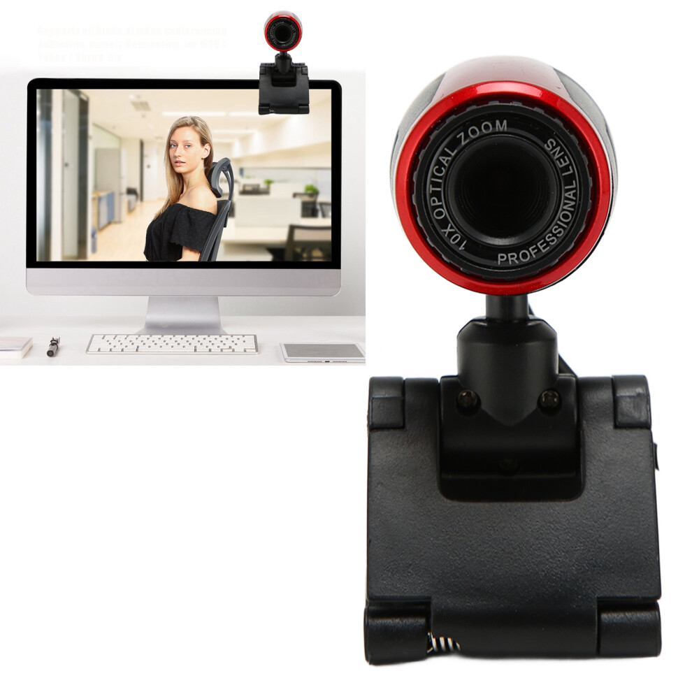 Hd Usb2.0 Webcam With Mic 360 Rotation For Pc/Laptop Video Calls 7891362784584