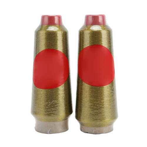 2Pcs Metallic Embroidery Thread 3500yd Polyester