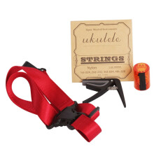 4-in-1 Capo-Schultergurt-Sand-Shaker-Saiten-Set