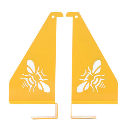 2PCS Beehive Inspection Brackets Bee Box Metal